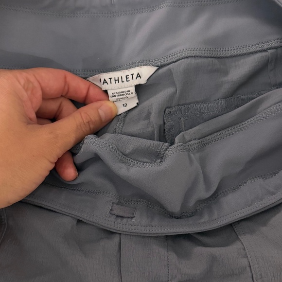 Athleta Trekkie North Bermuda Short, Coastal Blue, Size 12 - Picture 4 of 4